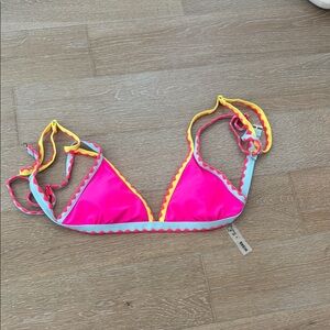 SHEIN Pink and Yellow Bikini